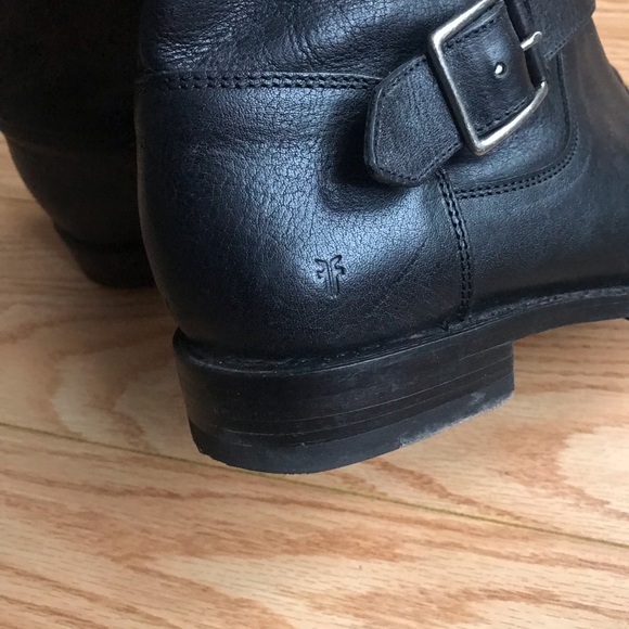 Men’s Frye Boots Black Sz 10 - Picture 3 of 12